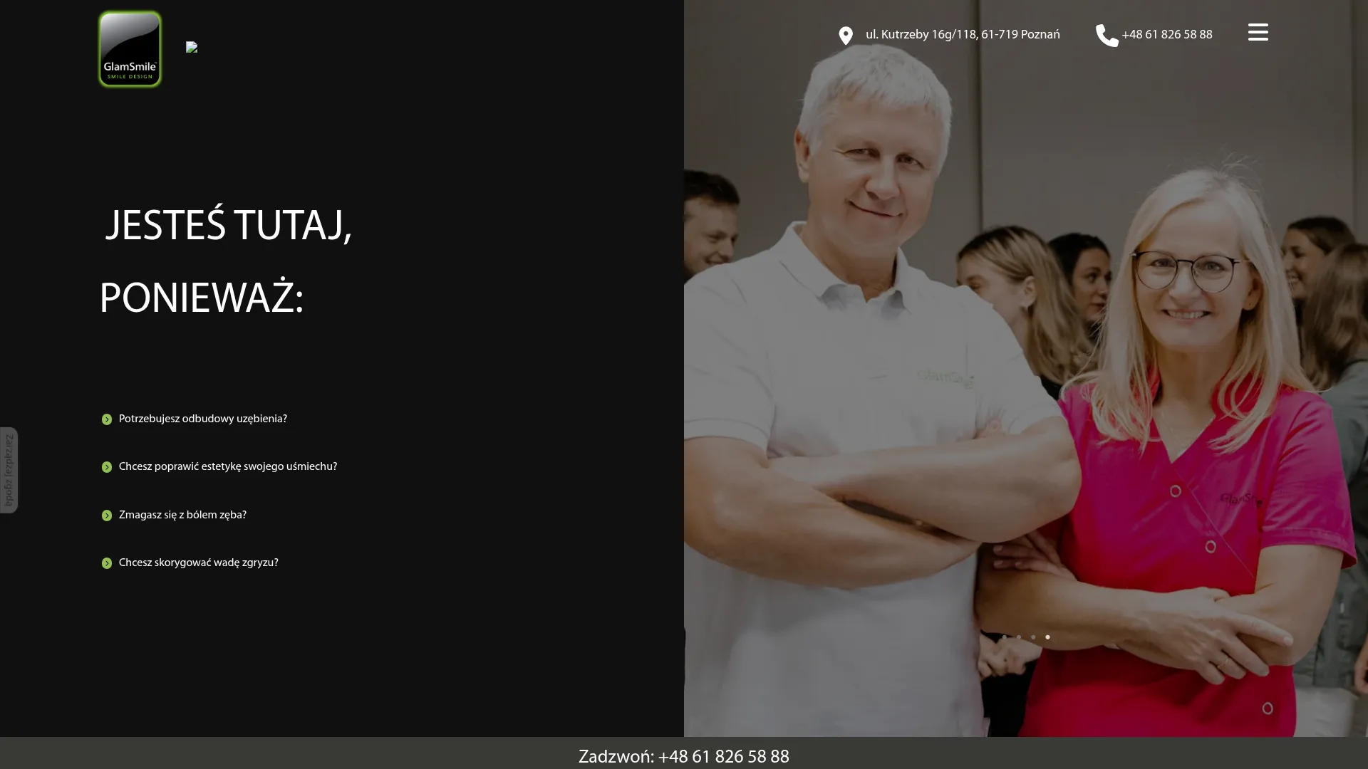 Zrzut ekranu strony