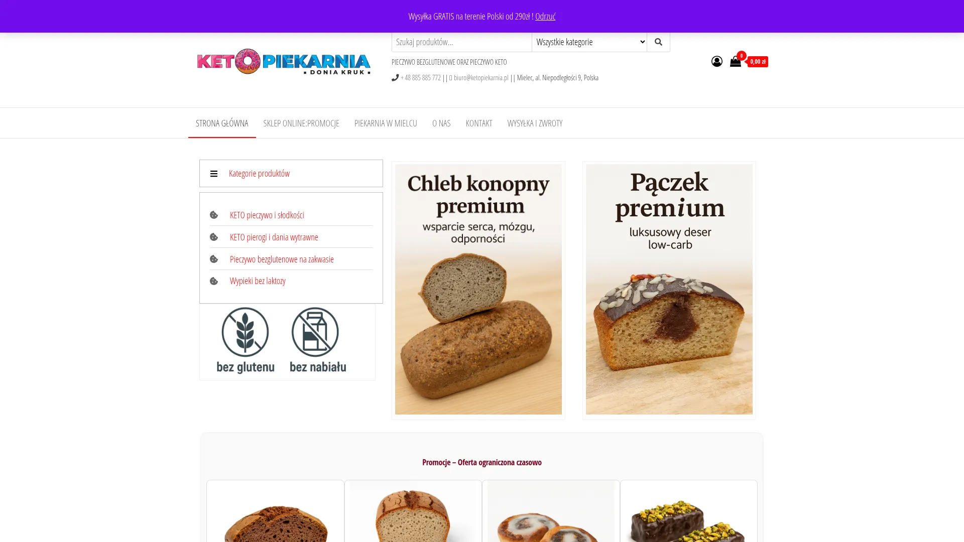Zrzut ekranu strony