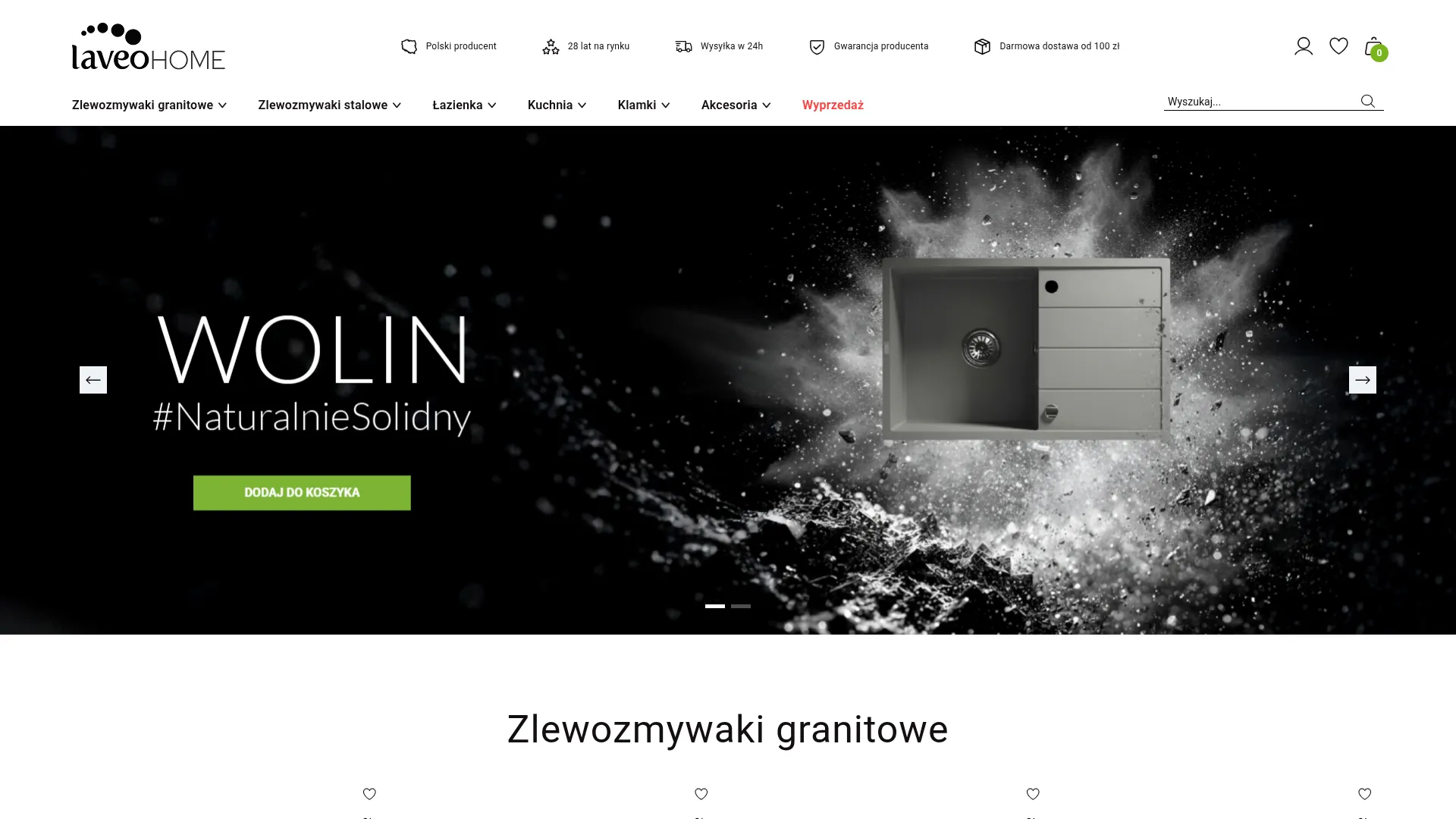 Zrzut ekranu strony